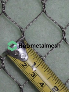 1 inch hole hand woven stainless steel netting