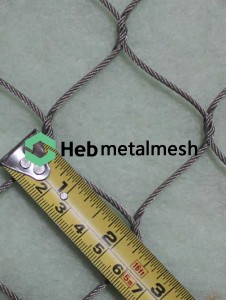 2" hand-woven stainless steel netting