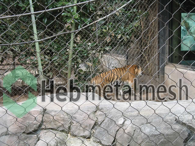 tiger netting fence, tiger enclosure mesh netting