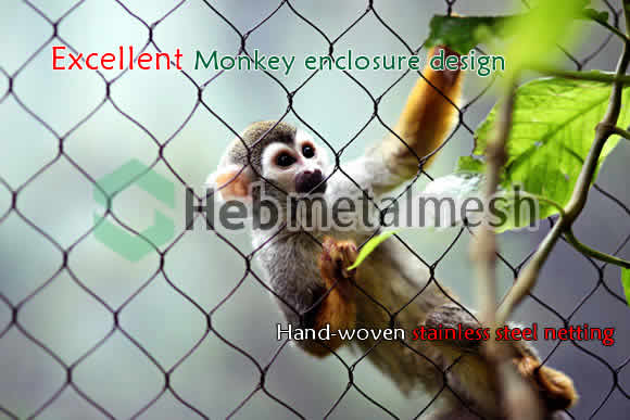 monkey enclosure mesh, monkey enclosure design, zoo mesh