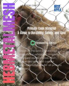 316 stainless steel primate cage material