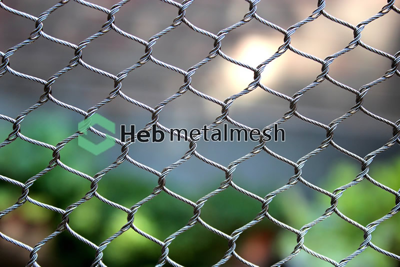 handwoven stainless steel wire mesh for animal fence