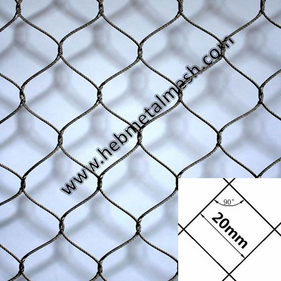 Handwoven stainless steel netting HM1220