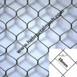Stainless steel rope mesh 38mm holes