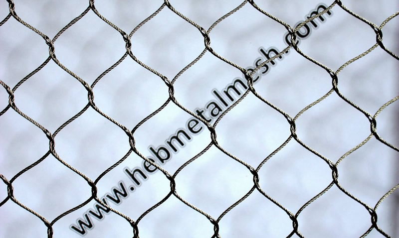 Stainless steel rope mesh, handwoven stainless steel netting