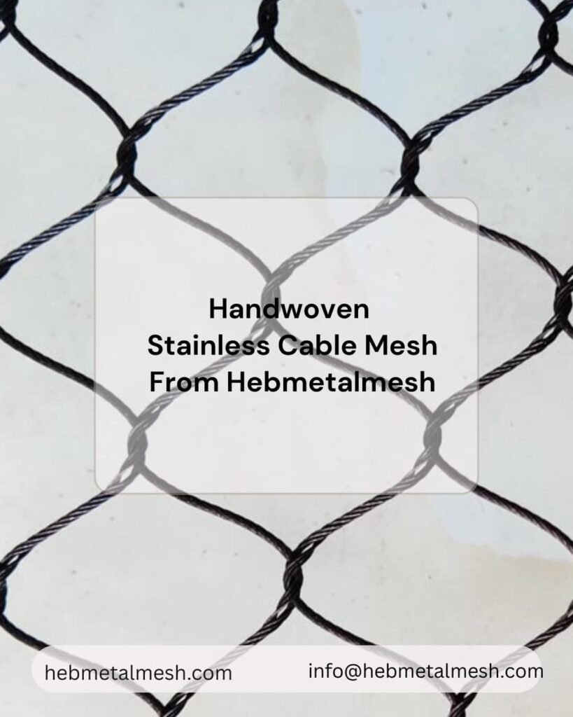 Black Oxide Bird Fence Netting From Hebmetalmesh