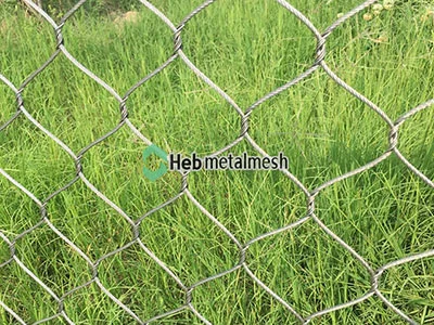 handwoven stainless steel netting for animal fence