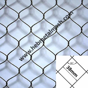 38holes handwoven stainless steel netting