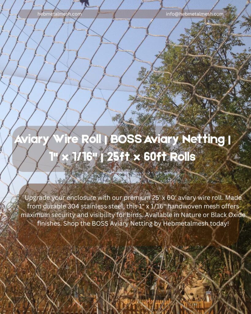 High-Performance Aviary Wire Roll: The Ultimate Guide to Stainless Steel Zoo Enclosures