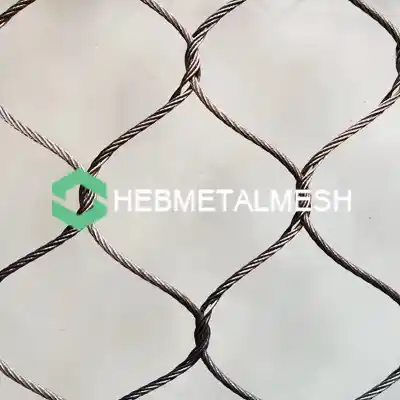 Series mesh for zoo enclosures and aviary