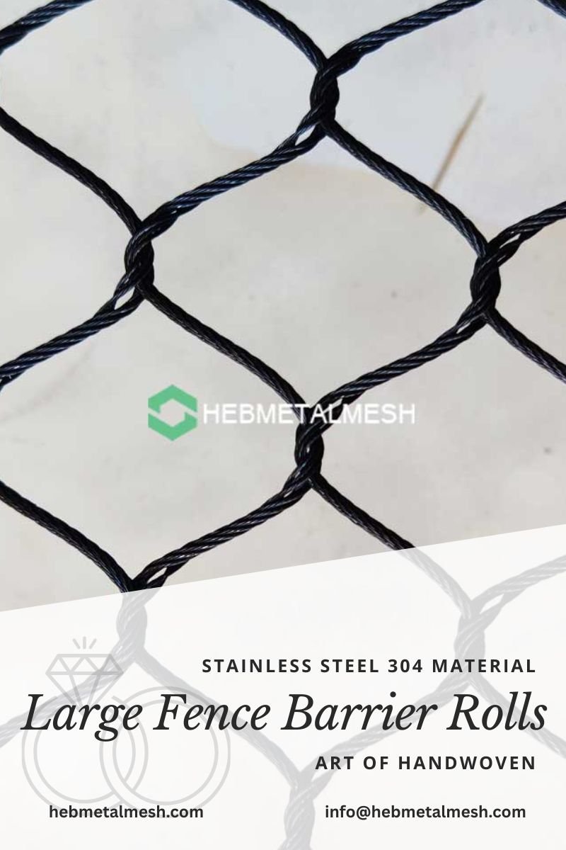 Black Oxide Fence for zoo netting and bird aviaries