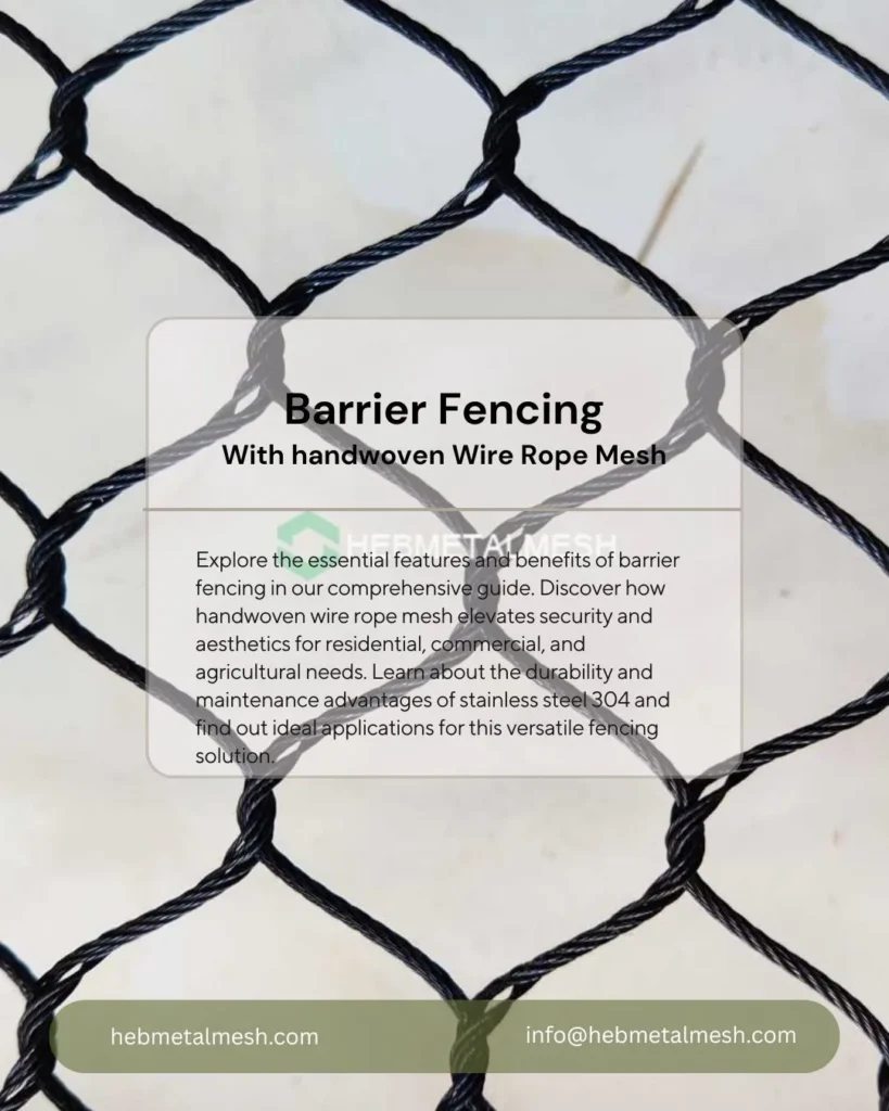 A best option for animal barrier netting fence -hebmetalmesh