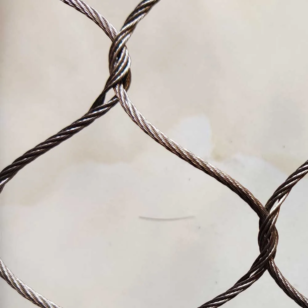 stainless steel wire rope mesh - peacock cage material stainless steel wire rope mesh - peacock cage material