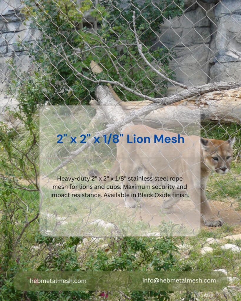2x2-inch-stainless-steel-rope-mesh-1-8-cable-natural-finish-lion-enclosure