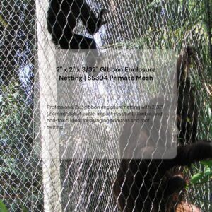 2-inch-stainless-steel-gibbon-enclosure-netting-for-swinging-primates